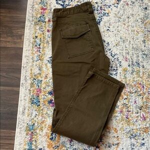 LOFT Green Cargo Pants Utility Style